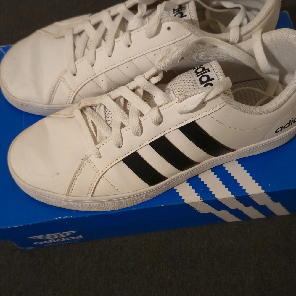 Adidas White Running Shoes Mens 8